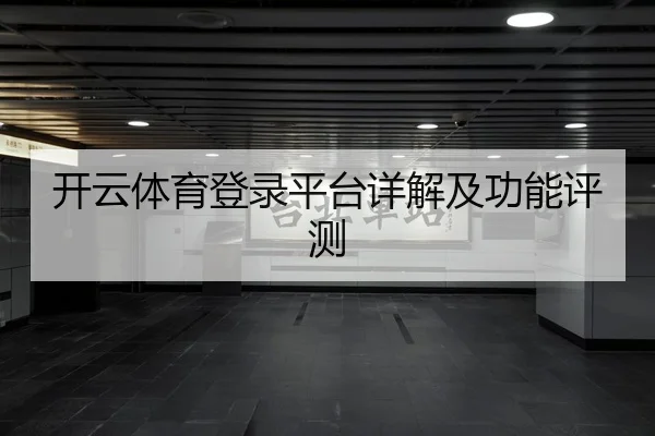 开云体育登录平台详解及功能评测